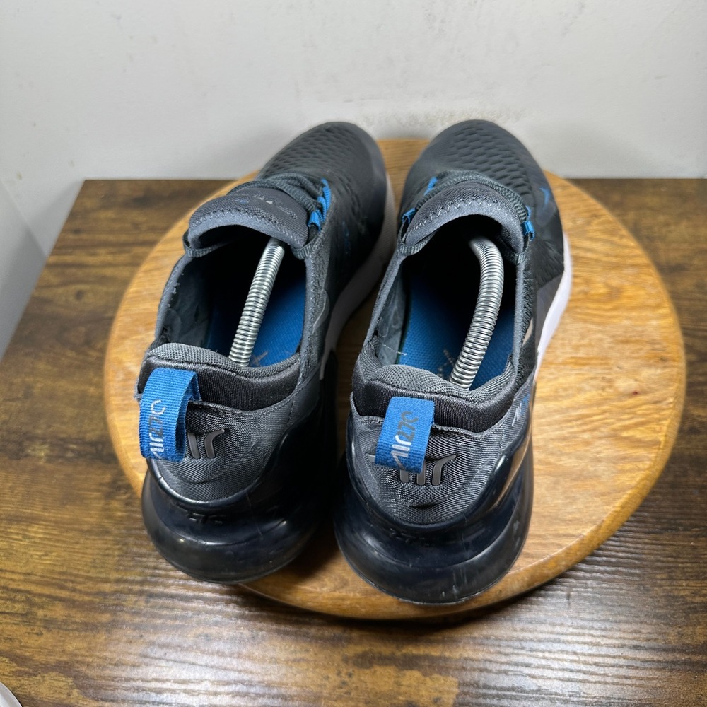 Nike Air Max 270 Men's Athletic Shoes Black Blue Gray Size 12 FV0380-001 - Picture 6 of 10